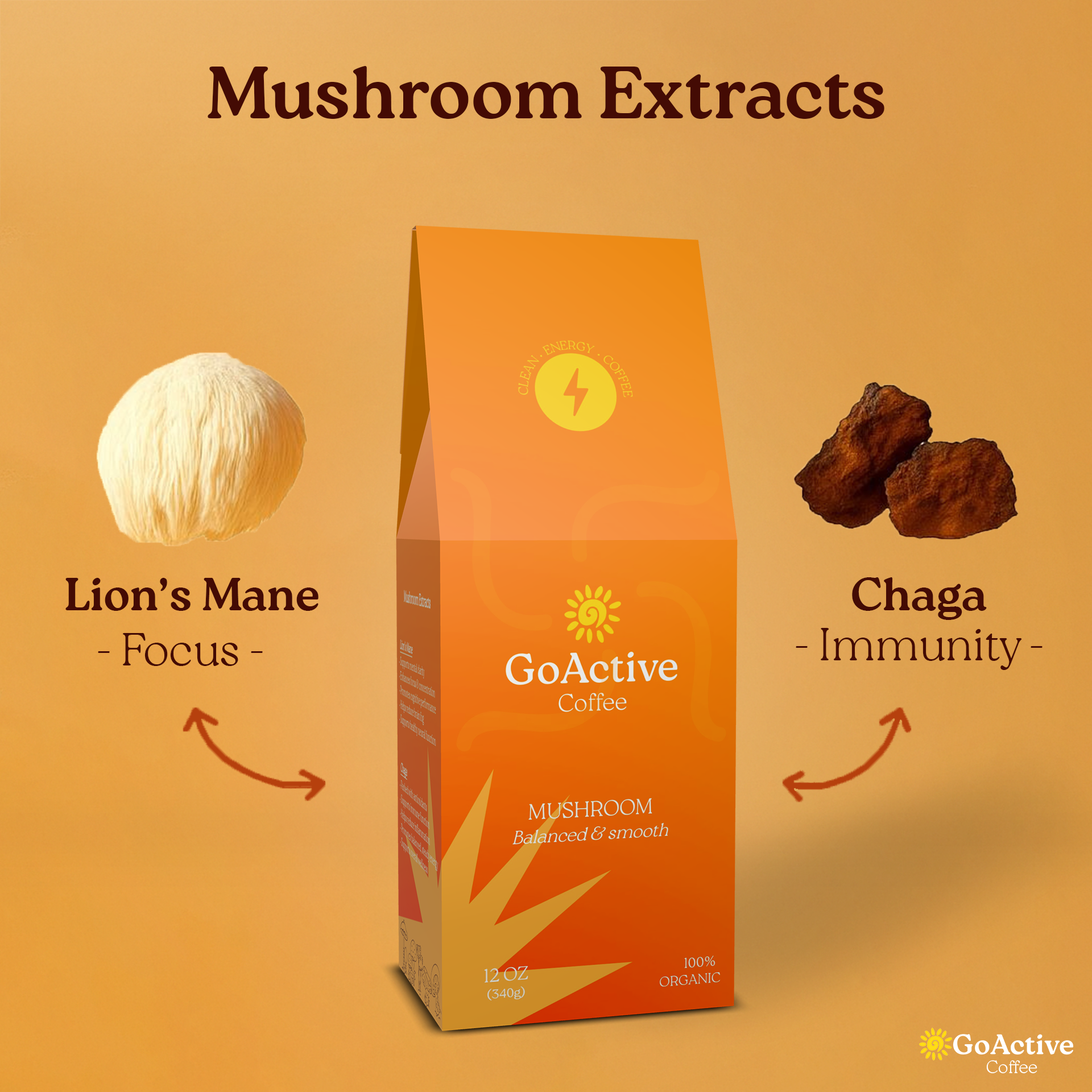 GoActive™ Mushroom Coffee